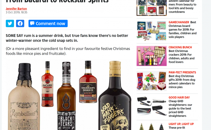 Pirate S Booty Best Spiced Rums 2019 The Sun Blacktears